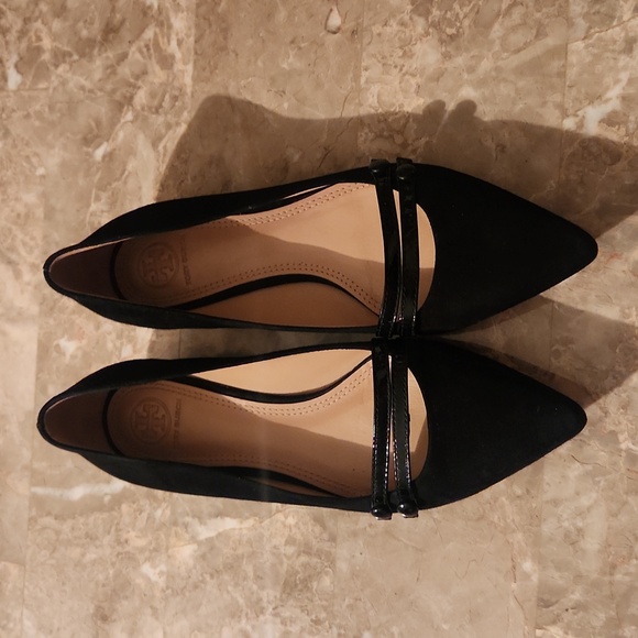 Tory Burch Shoes - TORY BURCH CARLA POINTED LANCASTER BALLET FLATS